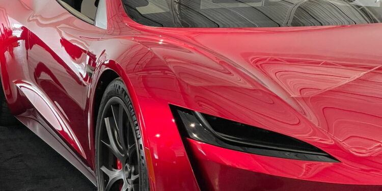 Next-Gen Tesla Roadster Test Drive