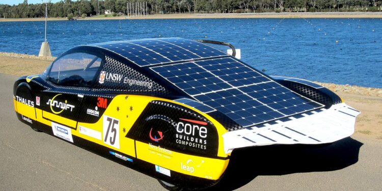 Solar-Powered Cars Hit Highways